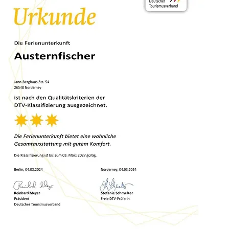 Apartment Austernfischer Haus Residenz *